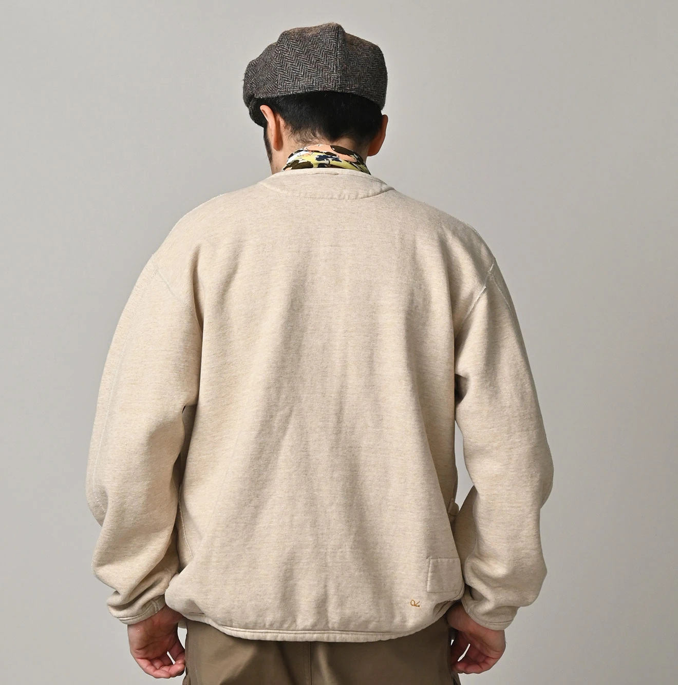 定価6.6万 2025AW 45R 45rpm フォーティファイブアール ヘリテージ裏毛の908バインダーカーディガン 1＼ベージュ【2400014941777】 定価6.6万 2025AW 45R 45rpm フォーティファイブアール ヘリテージ裏毛