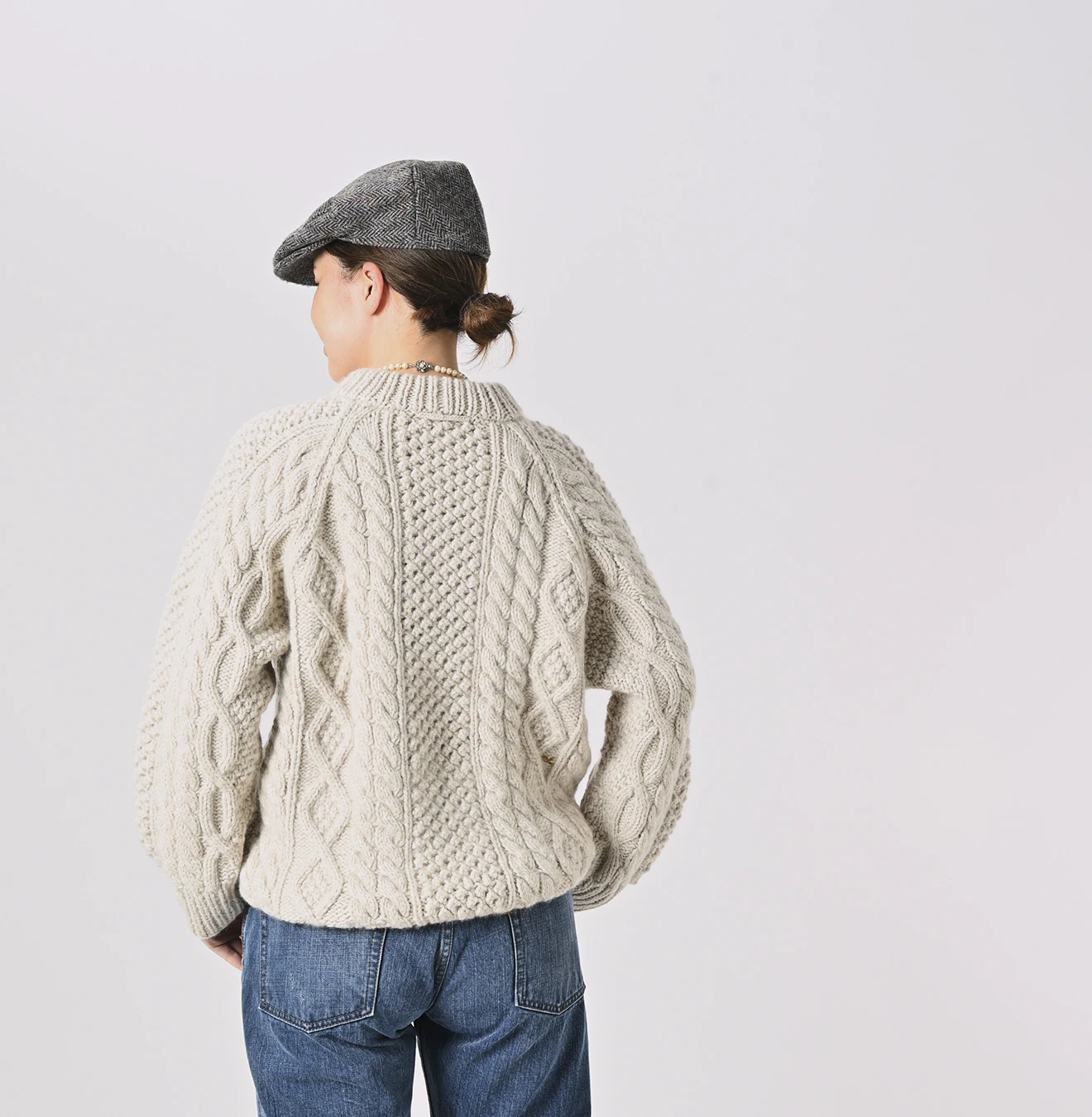 45R(フォーティファイブアール) |カシミヤの908アランセーター