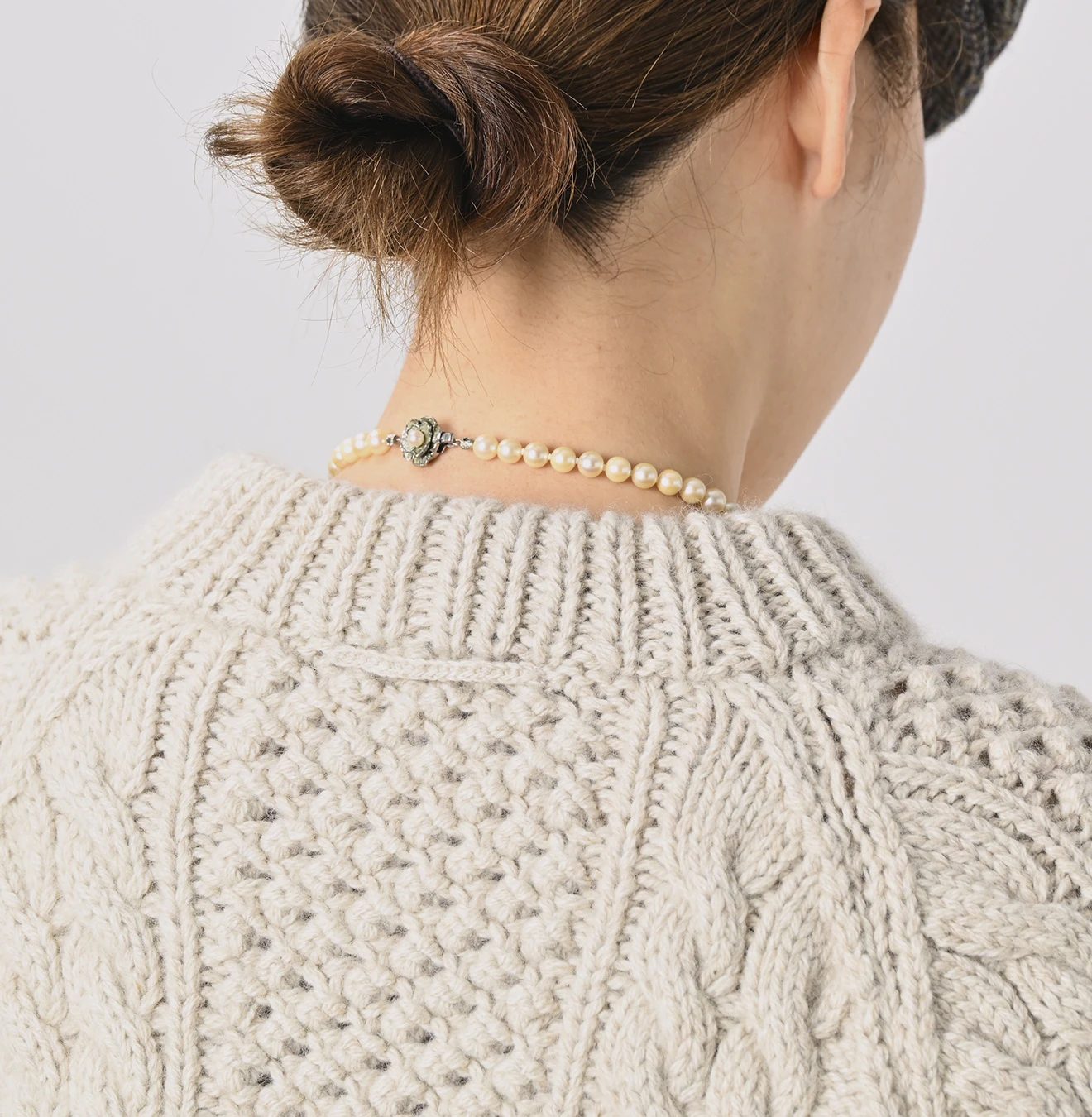 45R(フォーティファイブアール) |カシミヤの908アランセーター