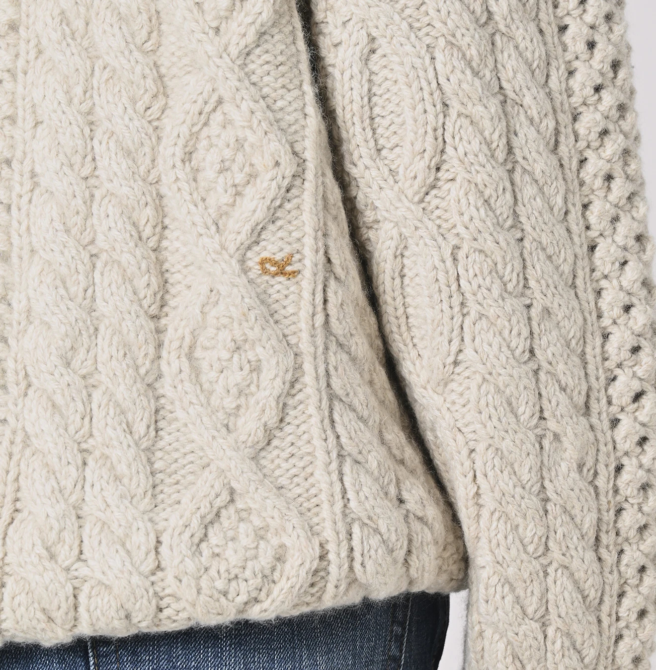 45R(フォーティファイブアール) |カシミヤの908アランセーター