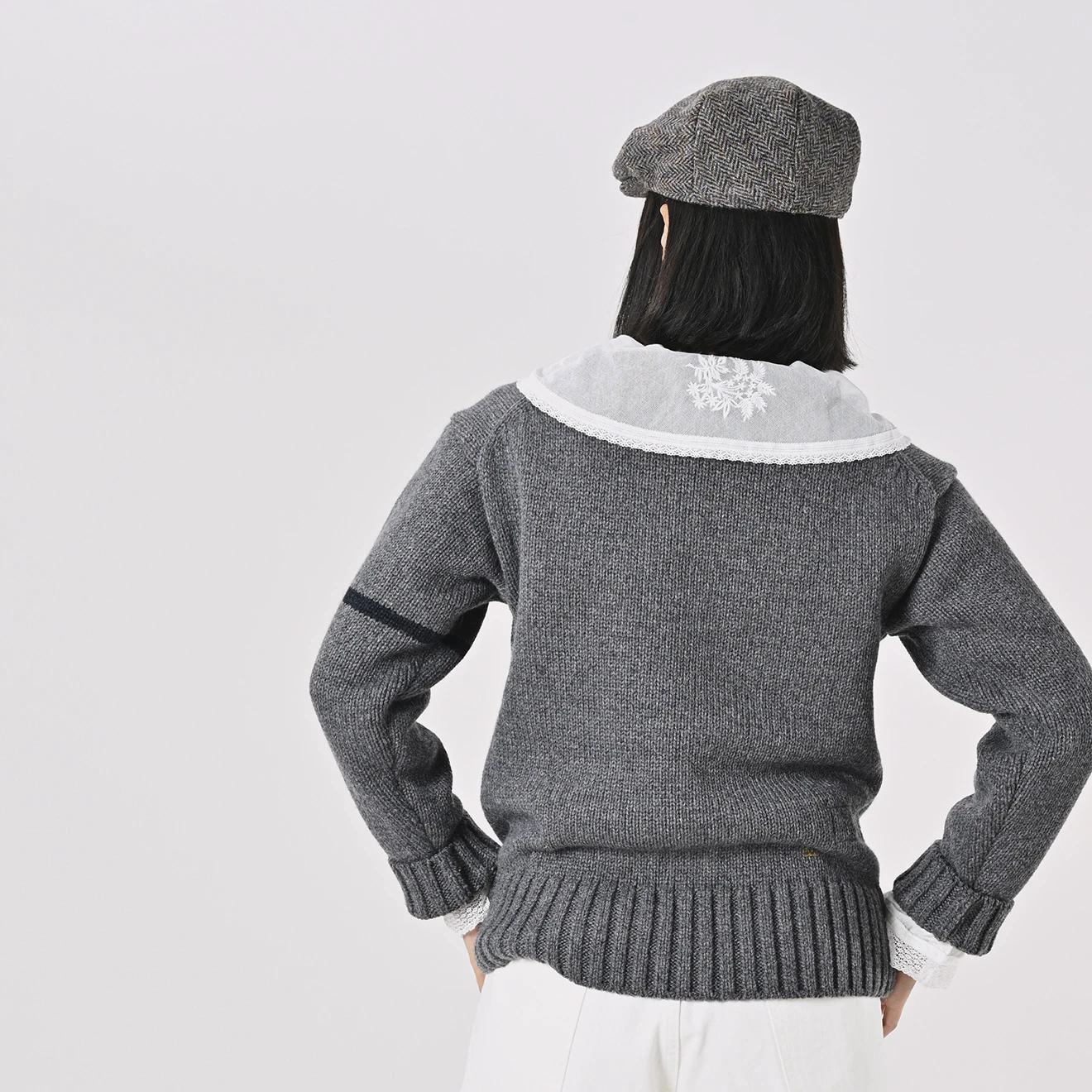 45R(フォーティファイブアール) |カシミヤの908スクールセーター