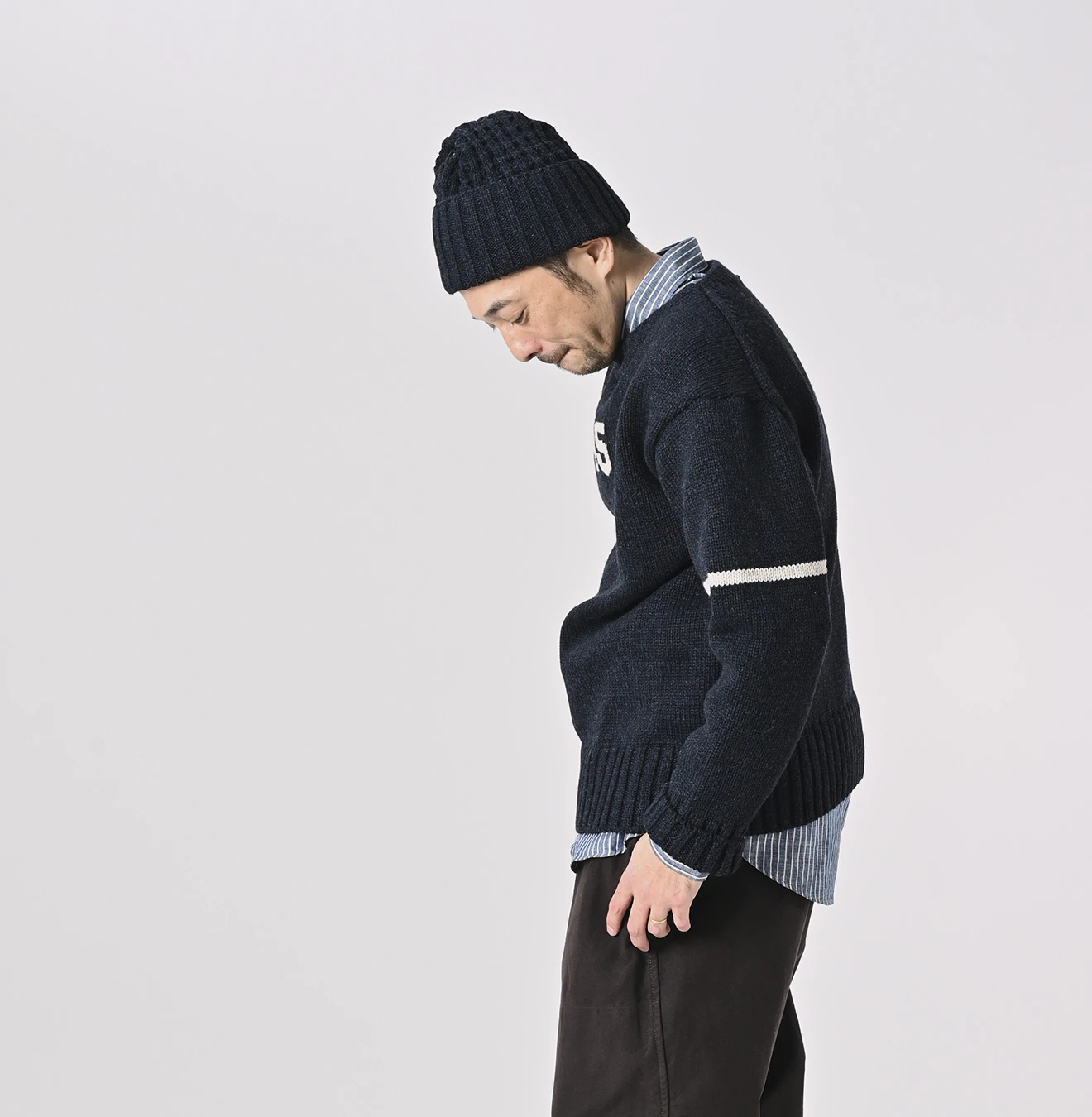 45R(フォーティファイブアール) |カシミヤの908スクールセーター