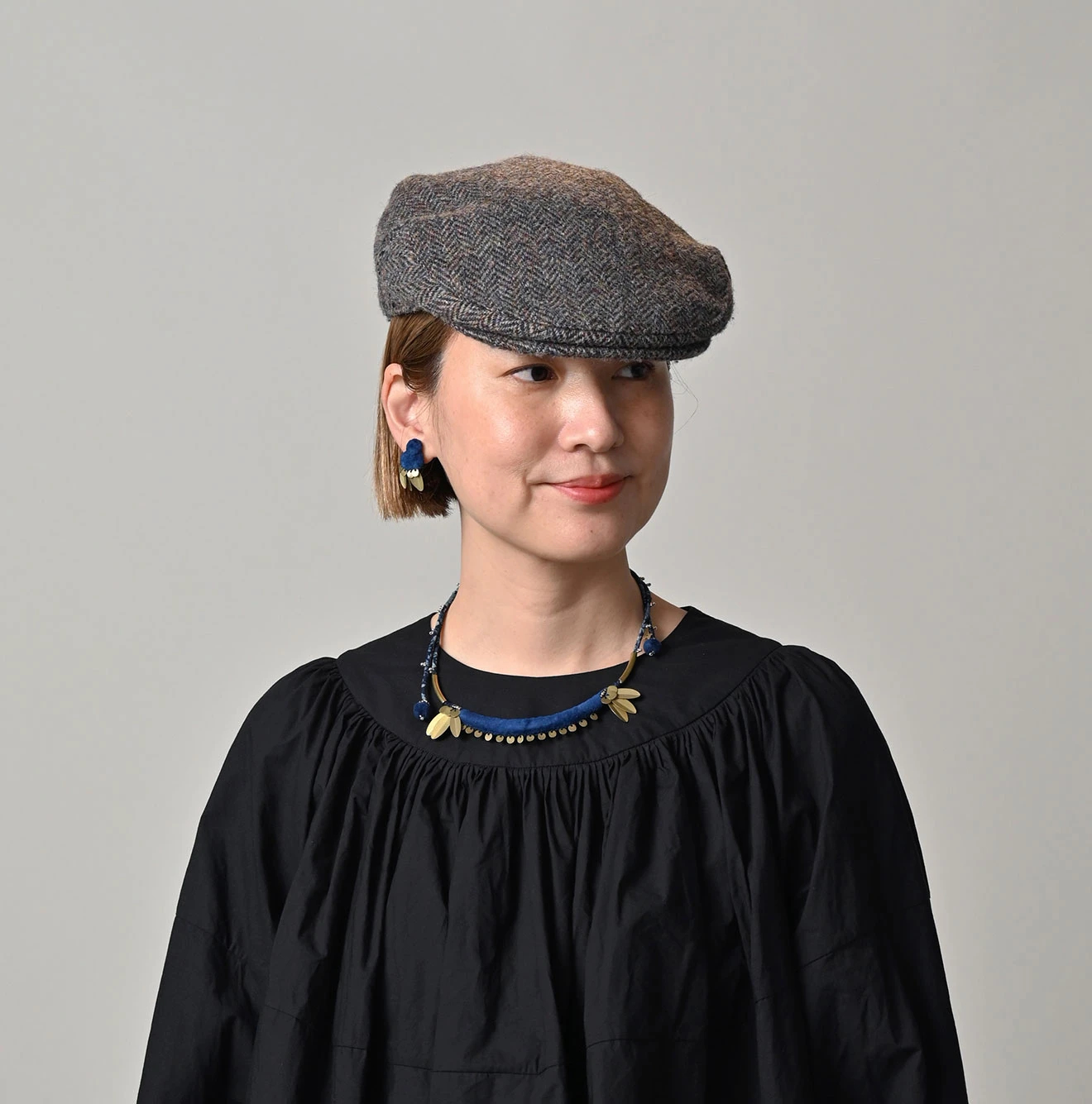 45R(フォーティファイブアール) |別珍のチョーカー（藍）