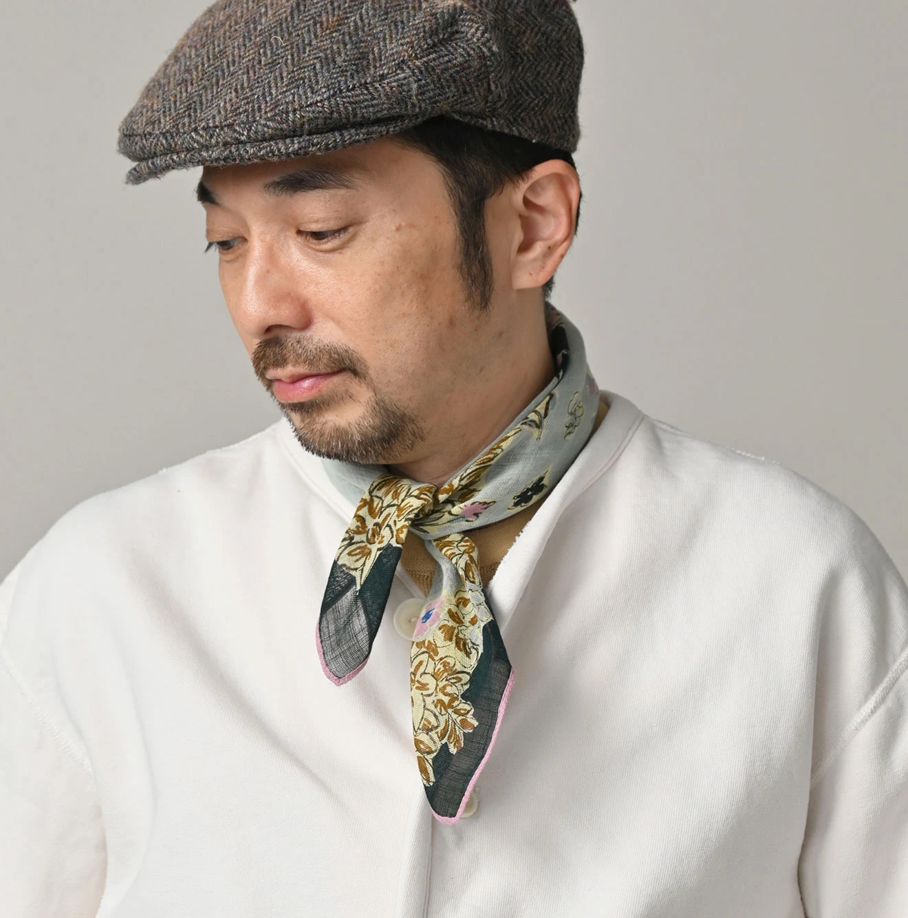 45R(フォーティファイブアール) |ガーゼの花束バンダナ