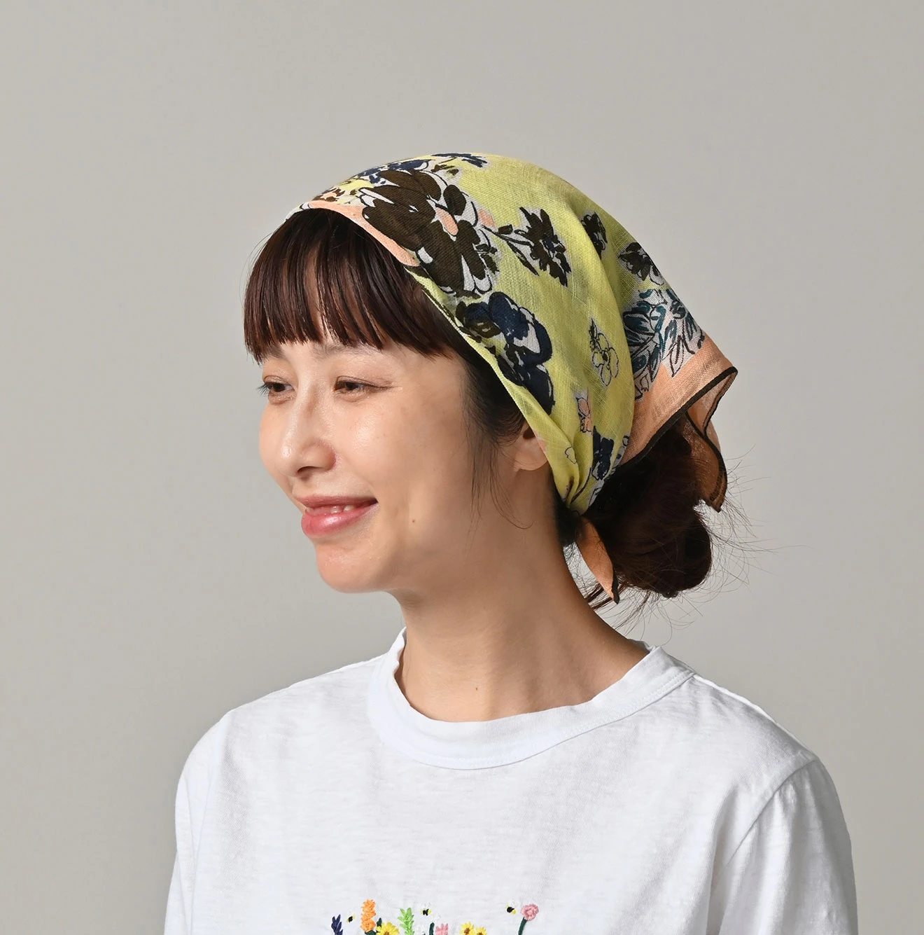 45R(フォーティファイブアール) |ガーゼの花束バンダナ