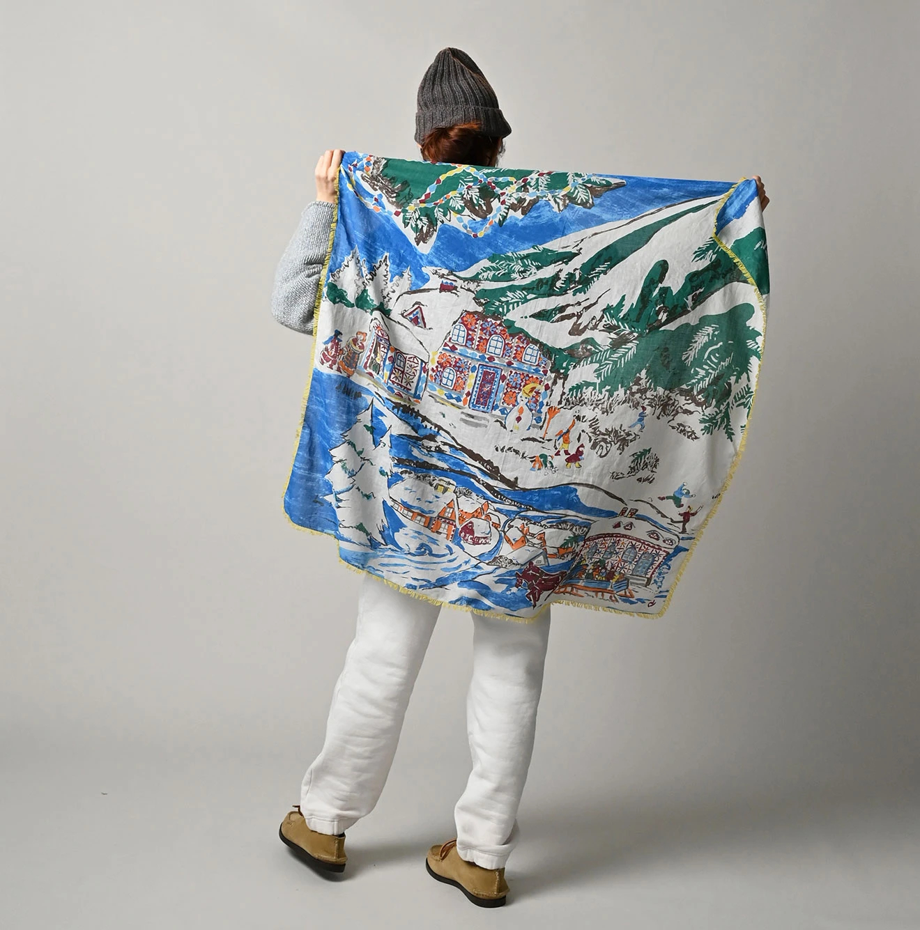 45R（フォーティファイブアール）| スーピマ綾のノエル風呂敷 Stole