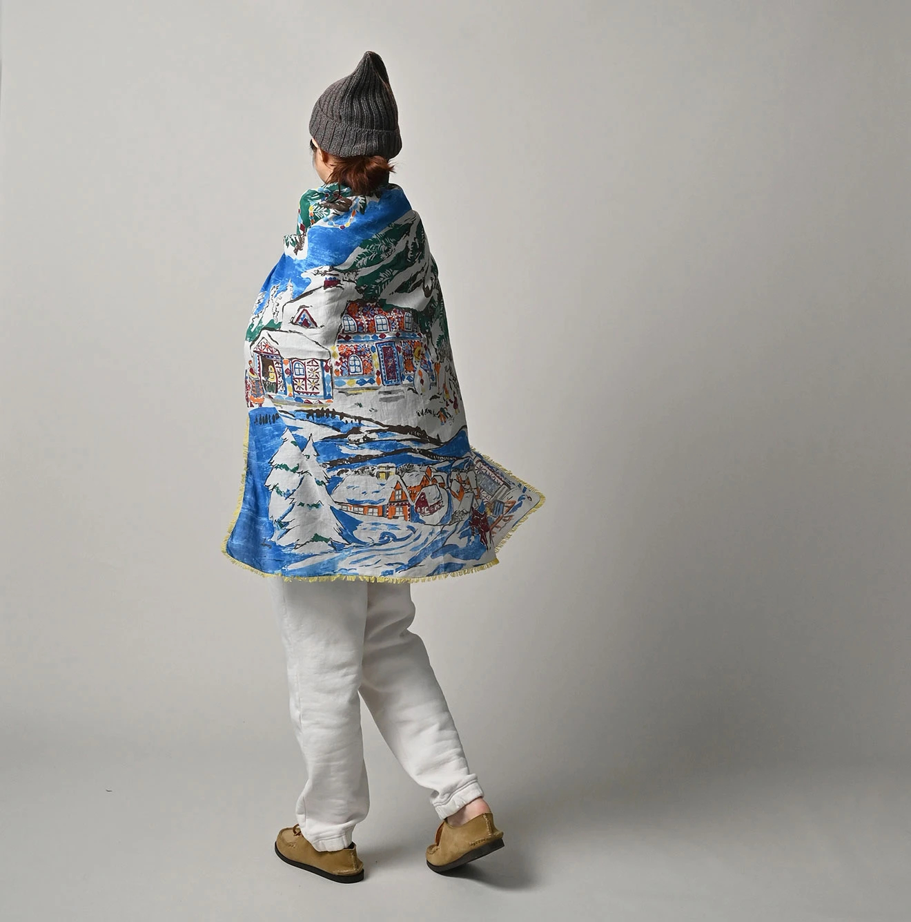 45R（フォーティファイブアール）| スーピマ綾のノエル風呂敷 Stole