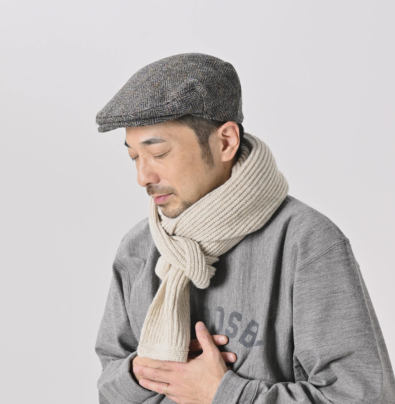 45R（フォーティファイブアール）| カシミヤワッフルのロングマフラー