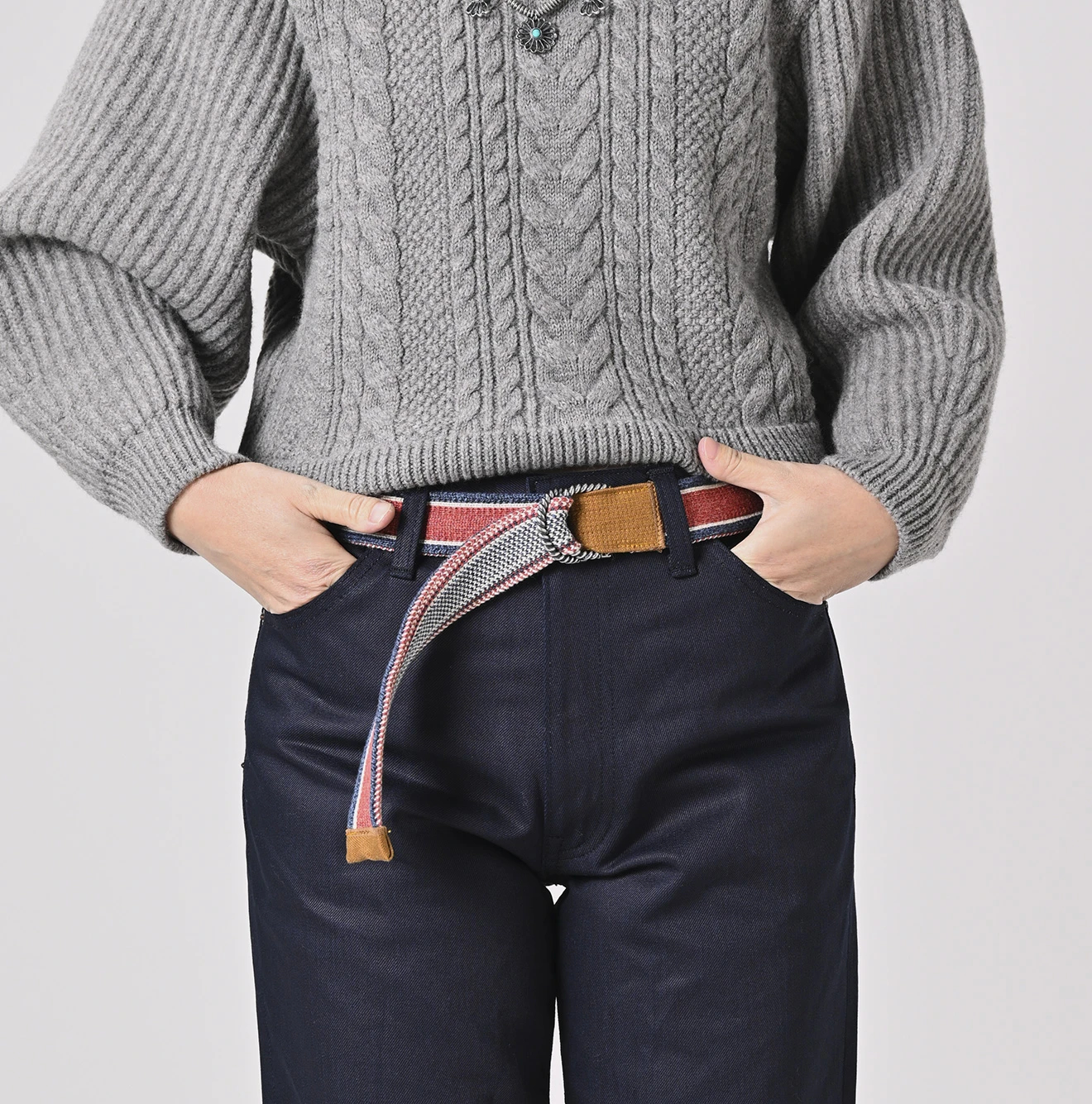 45R（フォーティファイブアール）| レジメンのニットベルト Belt