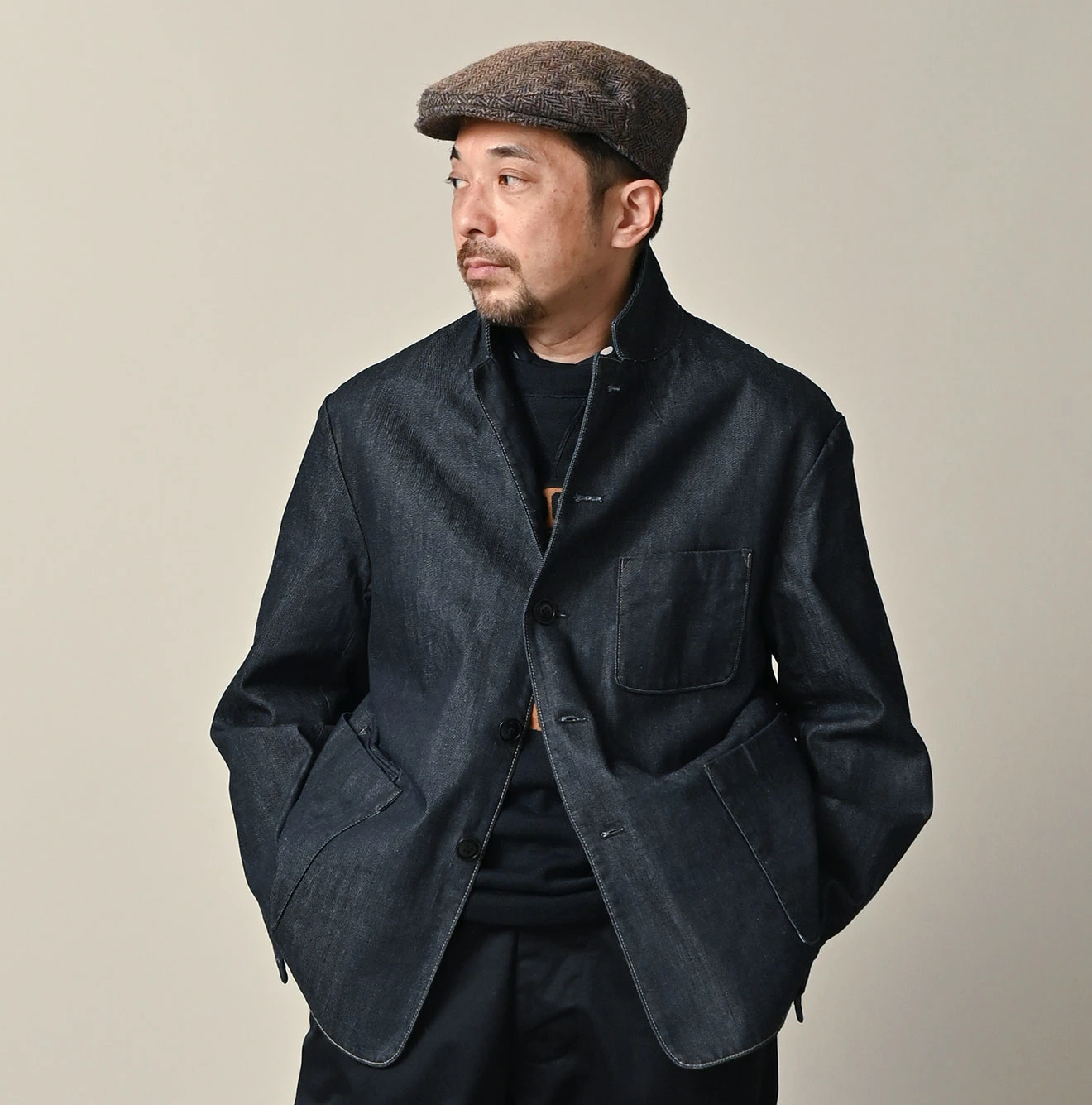 45R（フォーティファイブアール）| ライ麦デニムの908ジャカーデ（濃