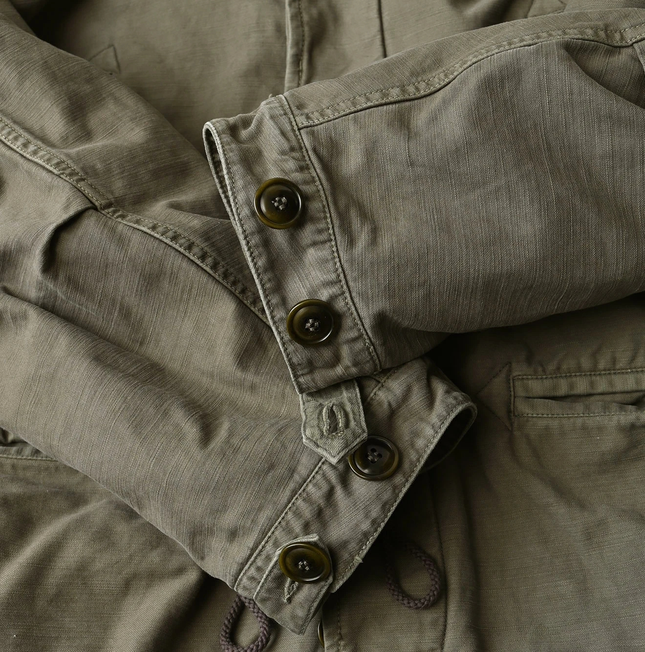 45R(フォーティファイブアール) |バックサテン×ナイロン裏毛の908カナディアンモッズコート