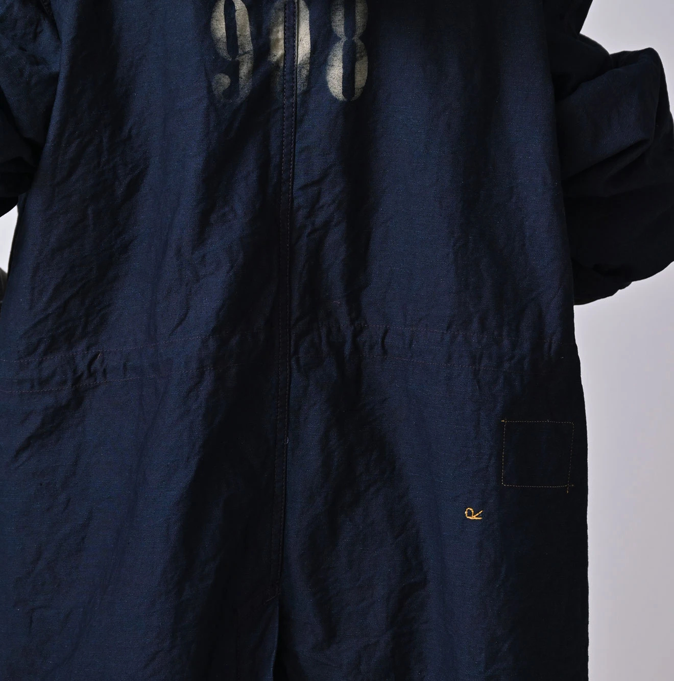 45R(フォーティファイブアール) |バックサテン×ナイロン裏毛の908カナディアンモッズコート（インディゴ）