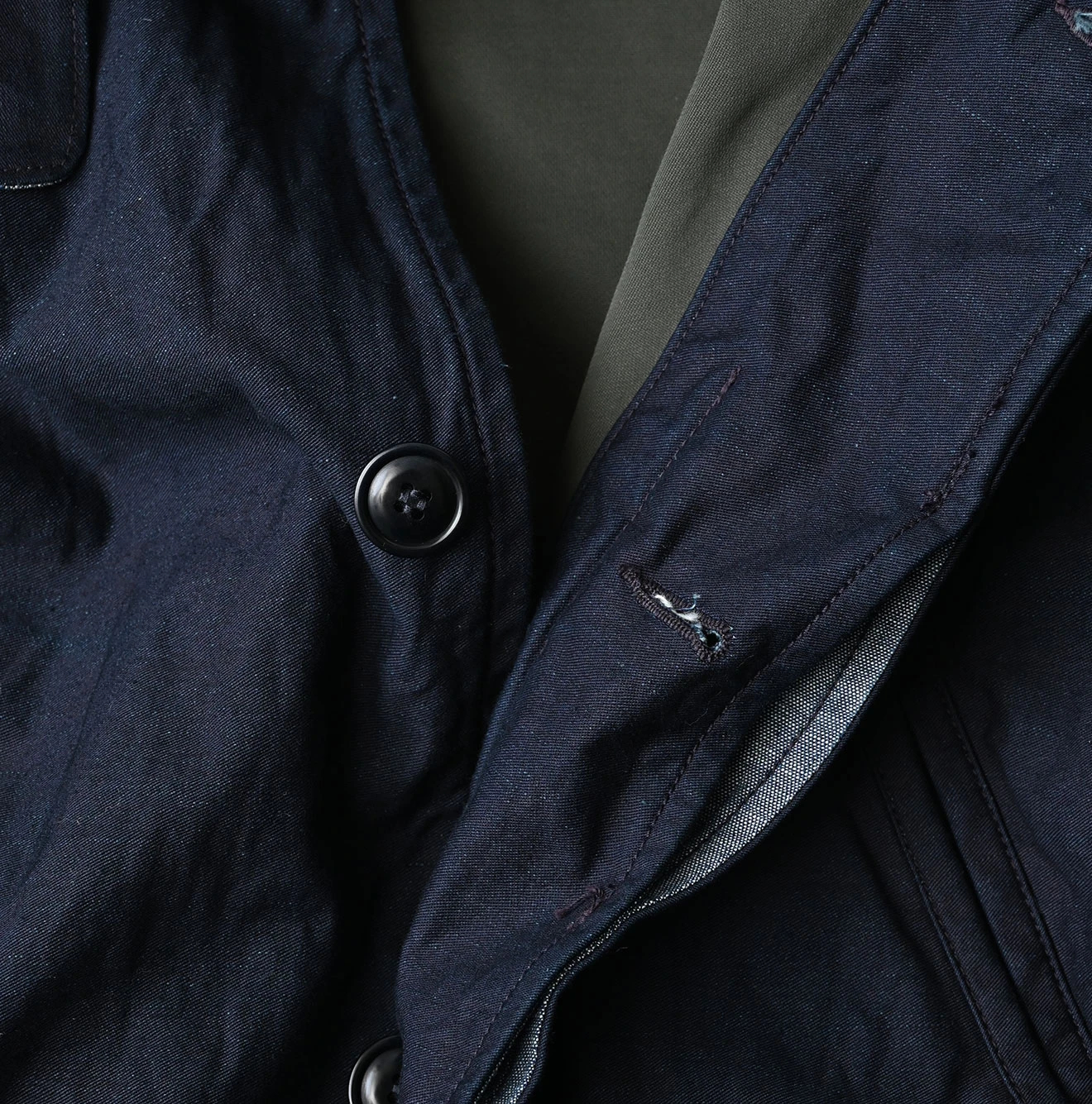 45R(フォーティファイブアール) |バックサテン×ナイロン裏毛の908カナディアンモッズコート（インディゴ）