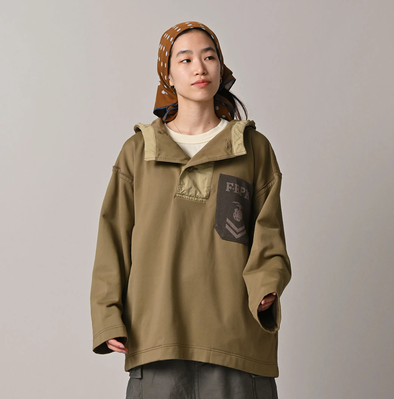 45R(フォーティファイブアール) |ナイロン裏毛の908フーディ