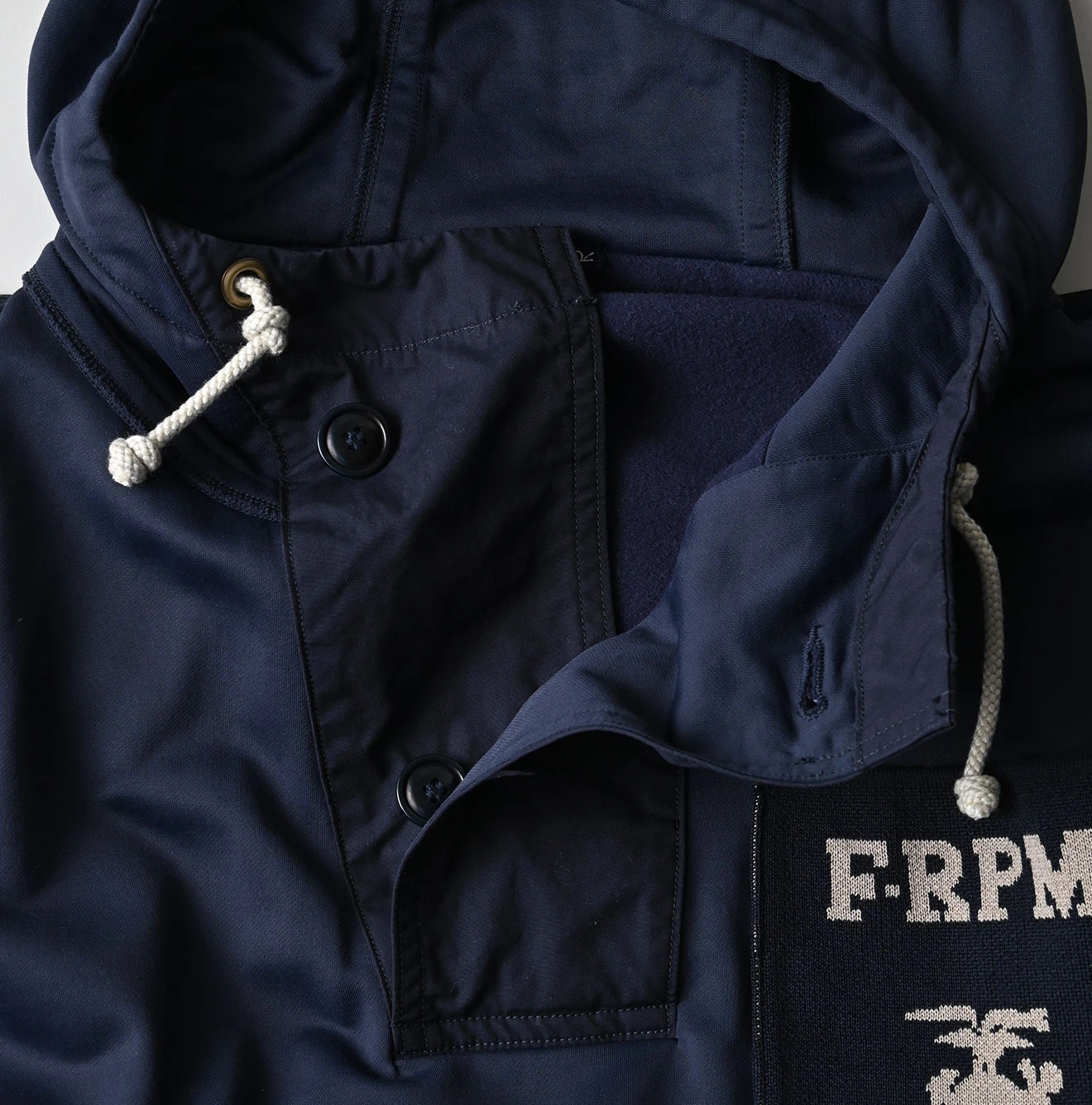 45R(フォーティファイブアール) |ナイロン裏毛の908フーディ