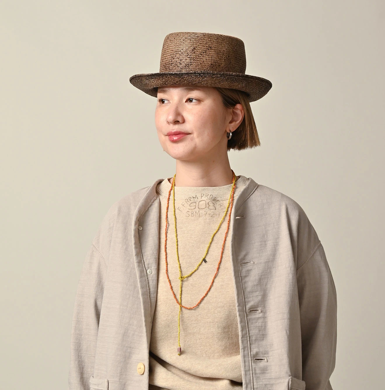 45R(フォーティファイブアール) |アンティークビーズのネックレス