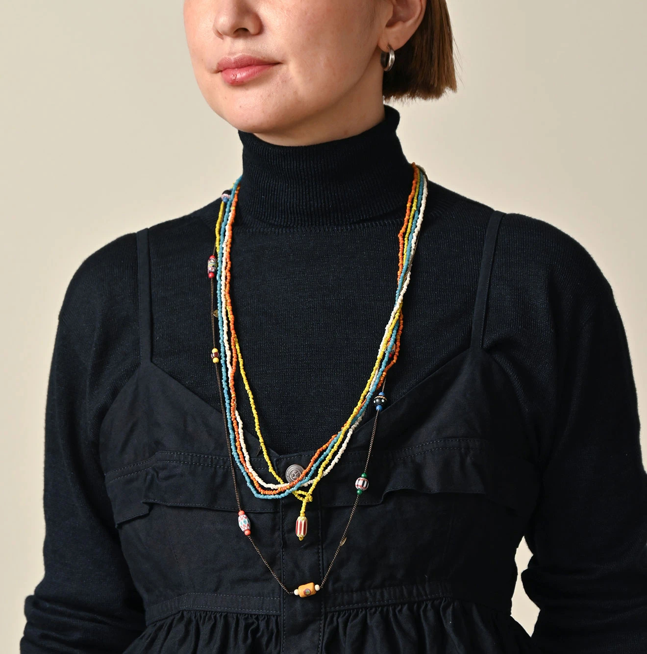 45R(フォーティファイブアール) |アンティークビーズのネックレス