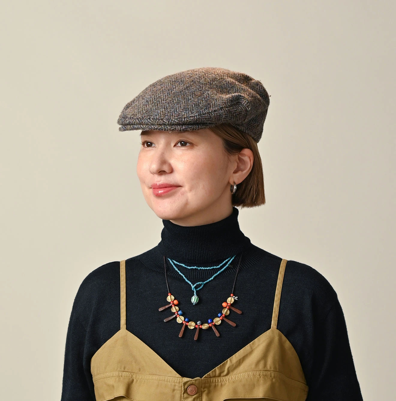 45R(フォーティファイブアール) |トンボ玉×レザーのチョーカー