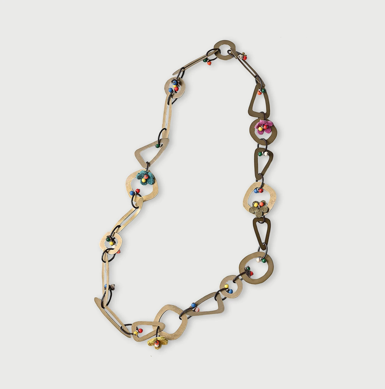 45R(フォーティファイブアール) |○△□真鍮ネックレス