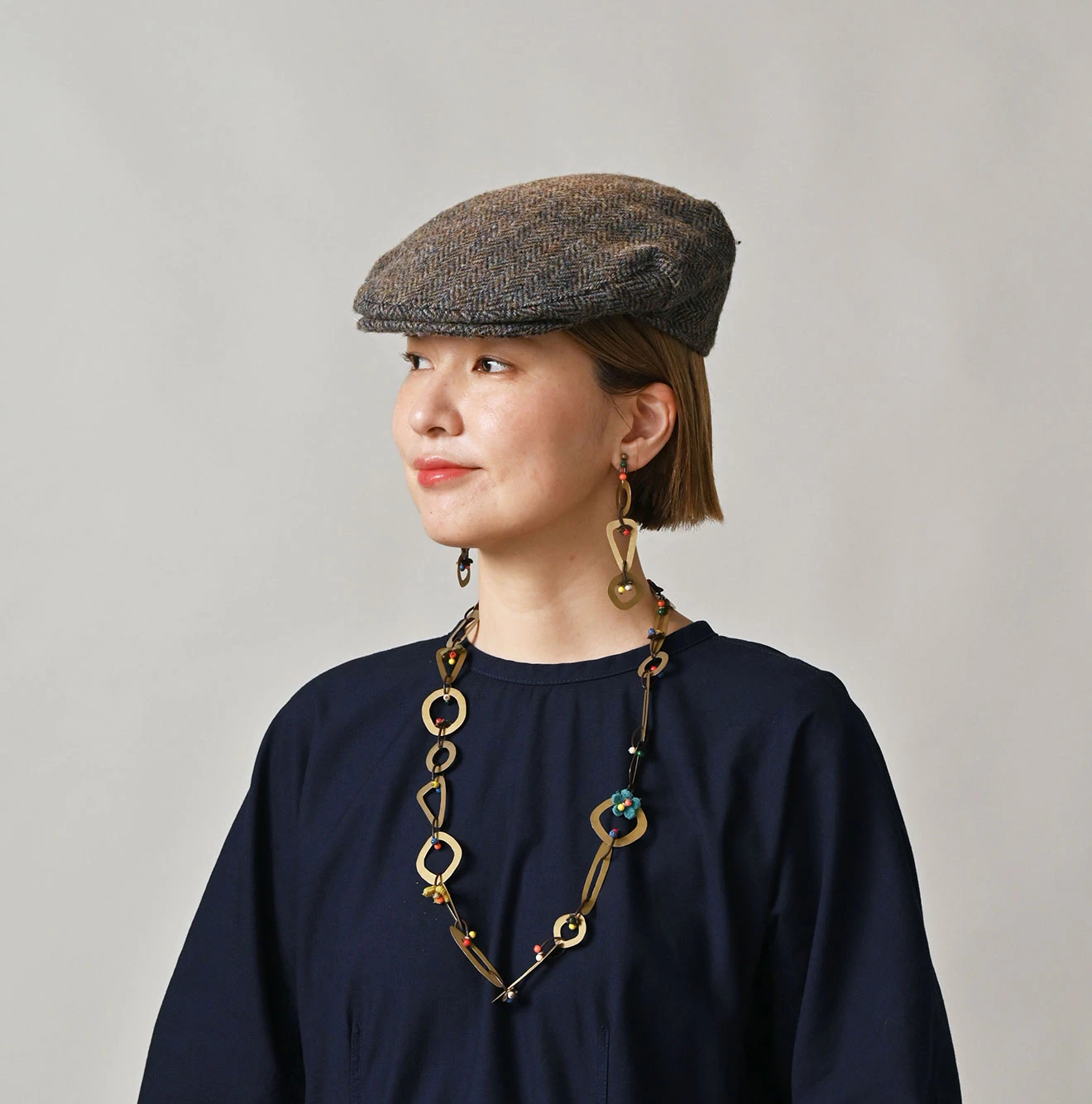 45R(フォーティファイブアール) |○△□真鍮ネックレス