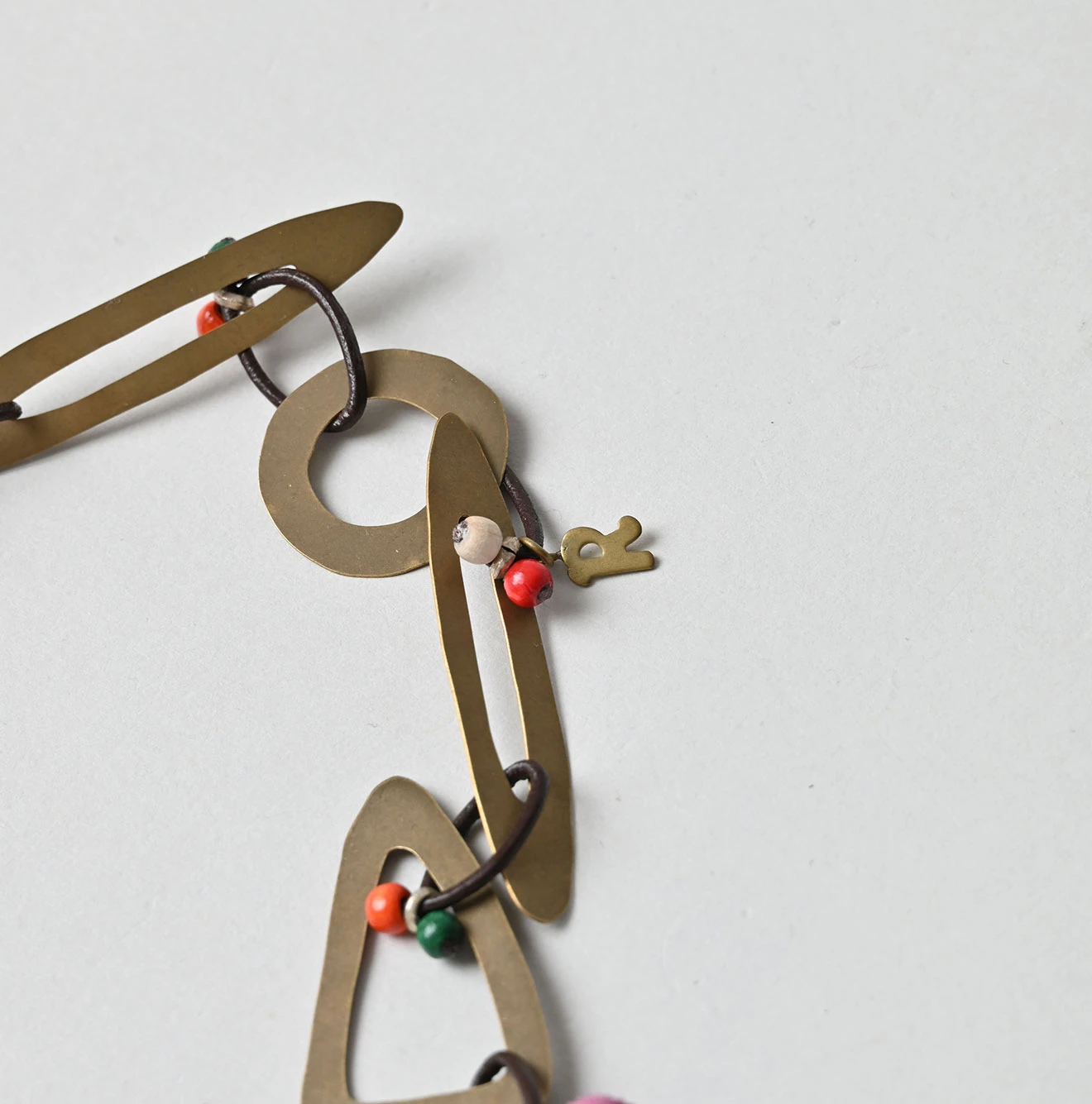 45R(フォーティファイブアール) |○△□真鍮ネックレス