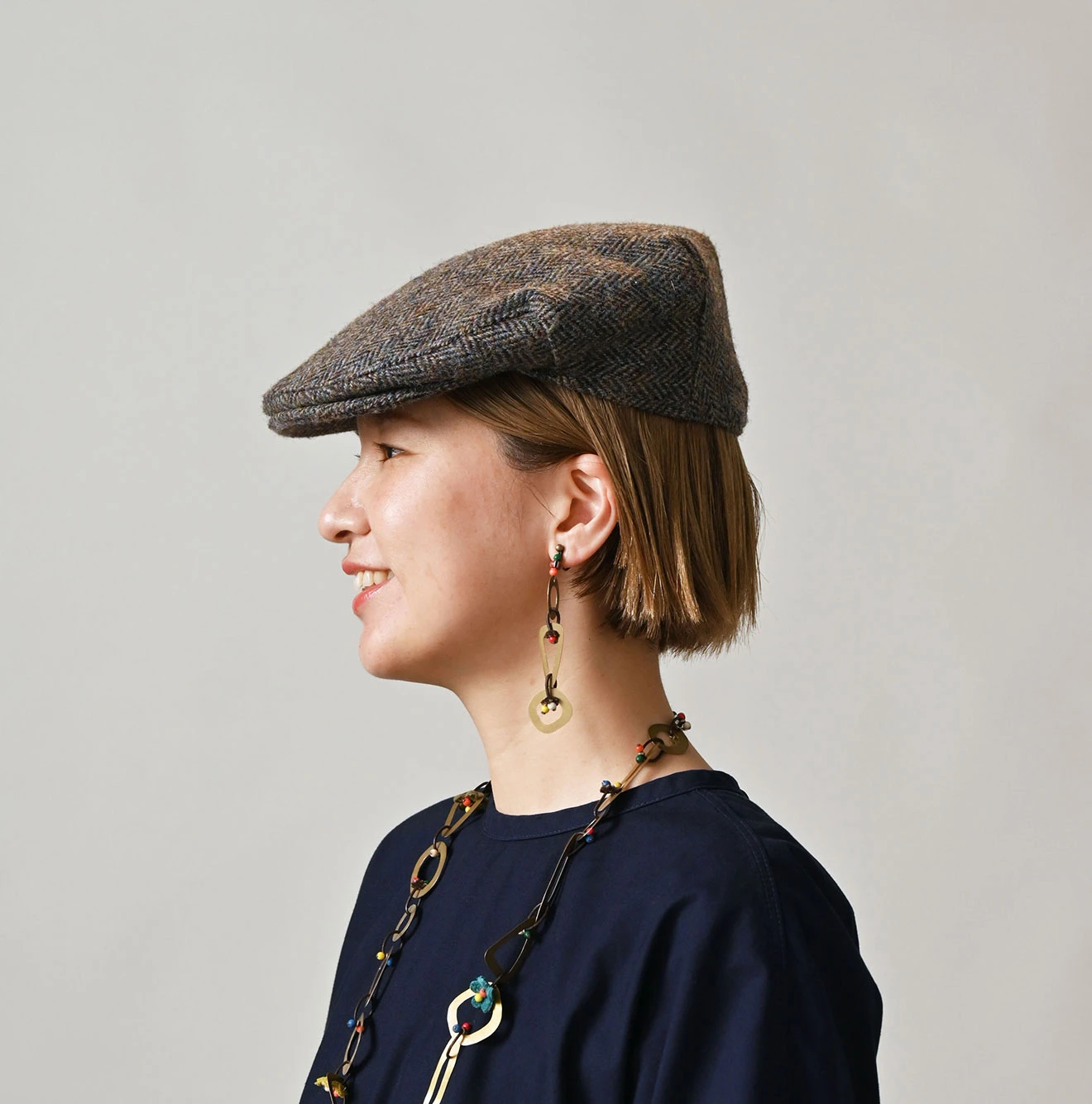 45R(フォーティファイブアール) |○△□真鍮イヤリング