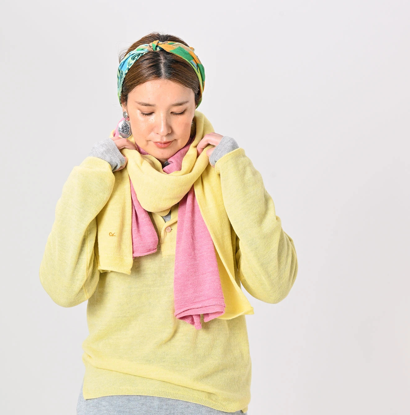 45R（フォーティファイブアール）| カシミヤ超ガーゼのマフラー Stole