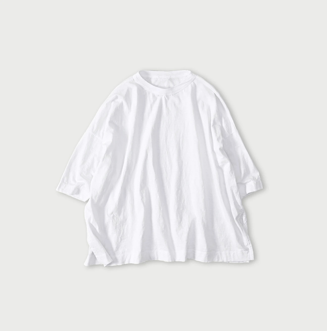 専用45R 45rpm 天竺のビックスリットTシャツ 45R（フォーティファイブアール）| 天竺のビッグスリットTシャツ Short