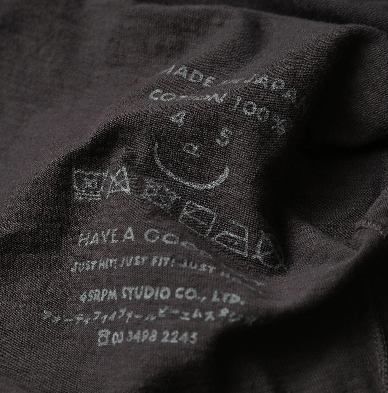 45R（フォーティファイブアール）| 天竺のビッグスリットTシャツ Short