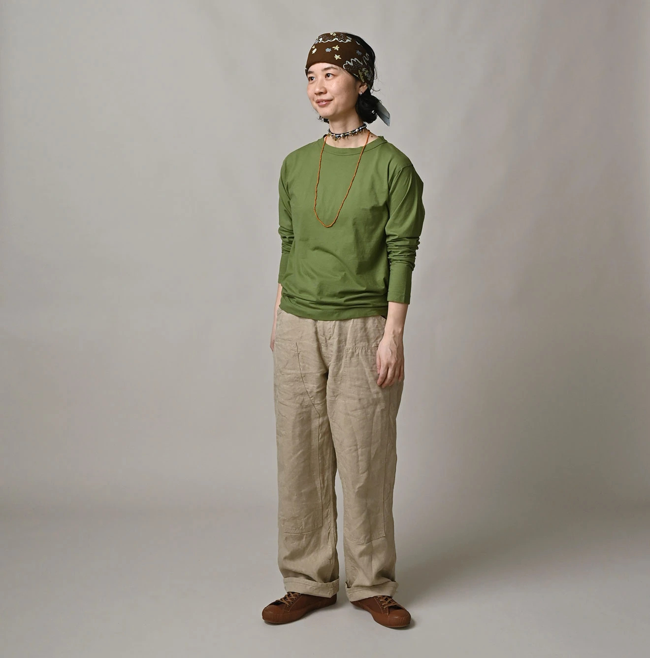 45R(フォーティファイブアール) |スーピマ薄天竺の908長袖Tシャツ