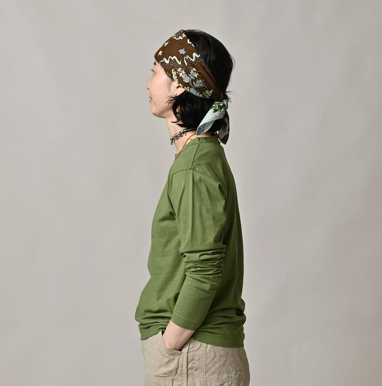 45R(フォーティファイブアール) |スーピマ薄天竺の908長袖Tシャツ