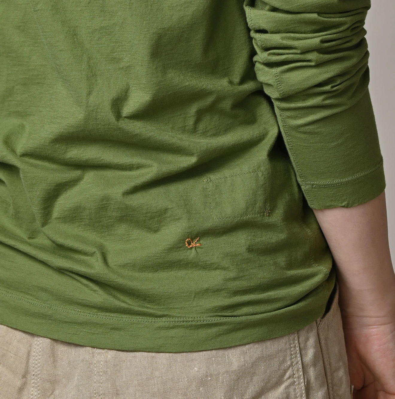 45R(フォーティファイブアール) |スーピマ薄天竺の908長袖Tシャツ