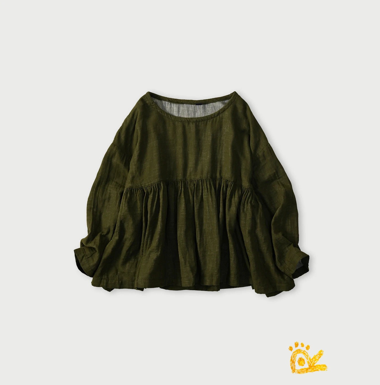 45R(フォーティファイブアール) |ONEONE 宝物のギャザーブラウス