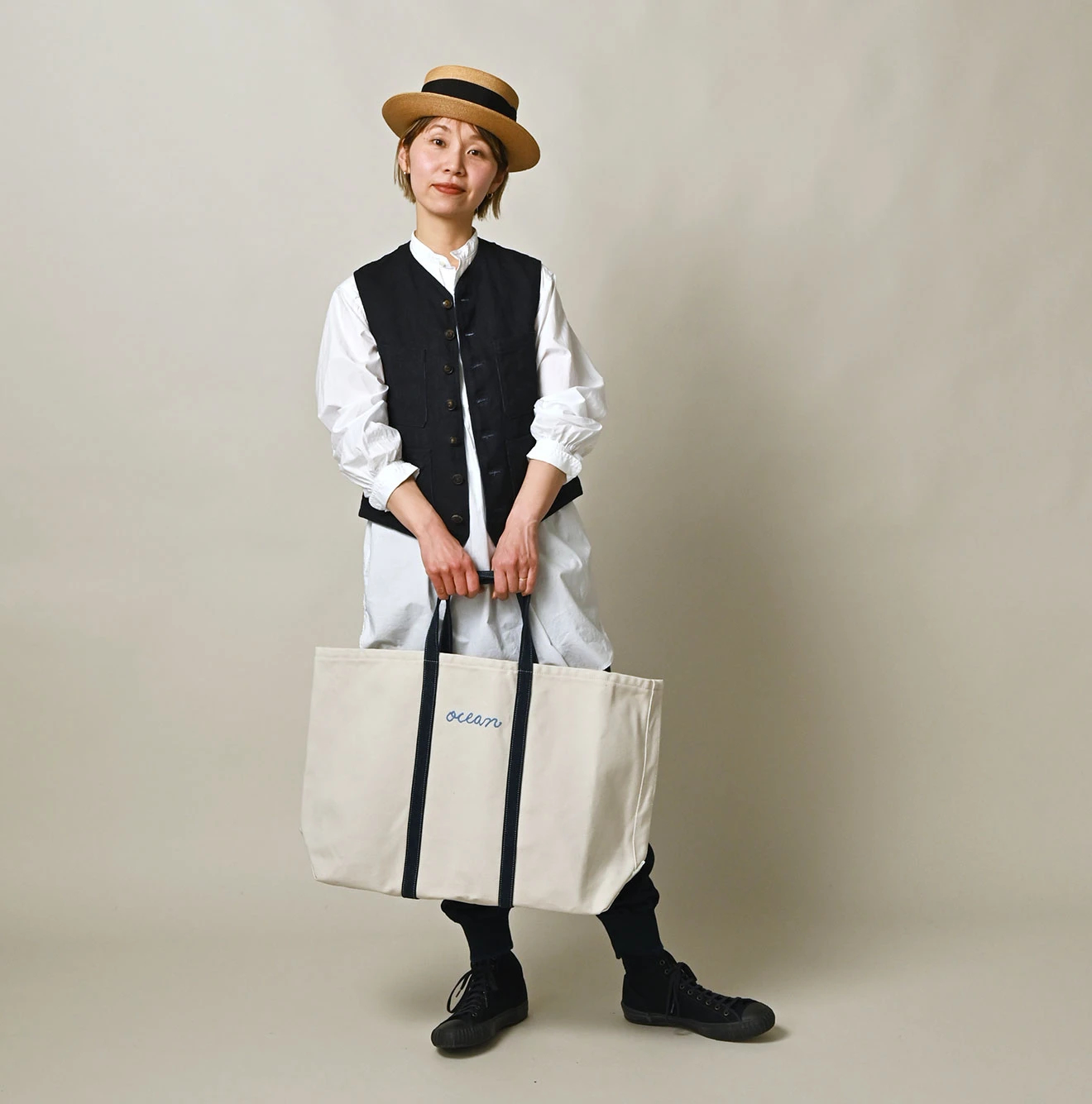 45R（フォーティファイブアール）| 2号帆布のセイルトート（大） Bag