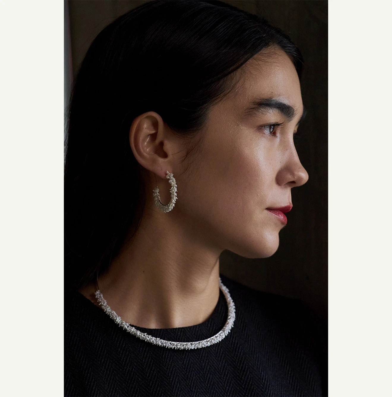 45R(フォーティファイブアール) |パトアシュ シードパール×シルバーリングのピアス