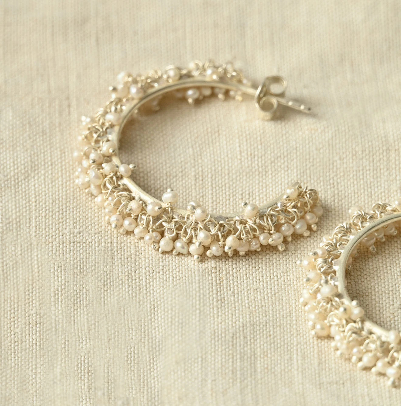 45R(フォーティファイブアール) |パトアシュ シードパール×シルバーリングのピアス