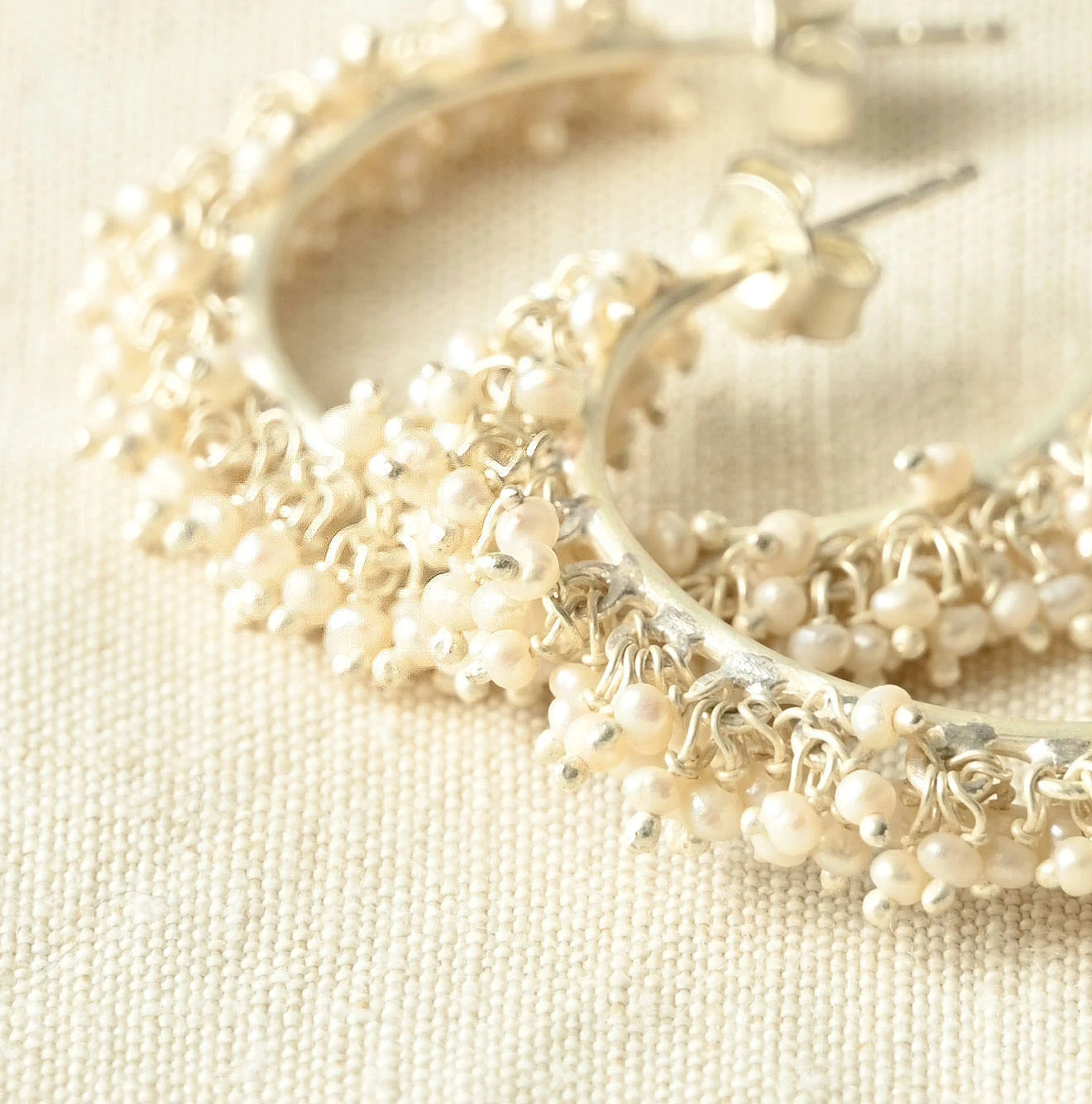 45R(フォーティファイブアール) |パトアシュ シードパール×シルバーリングのピアス