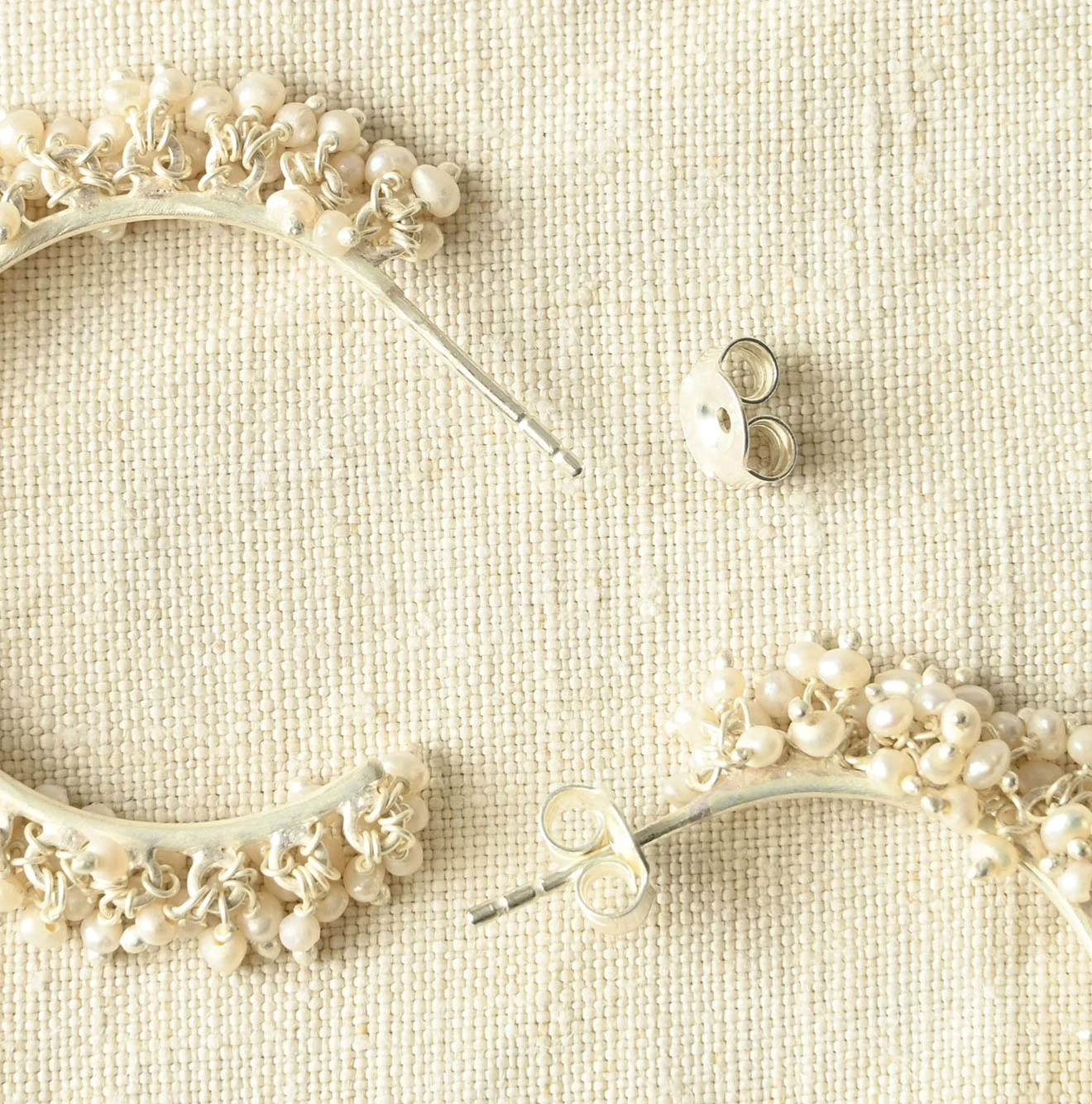 45R(フォーティファイブアール) |パトアシュ シードパール×シルバーリングのピアス