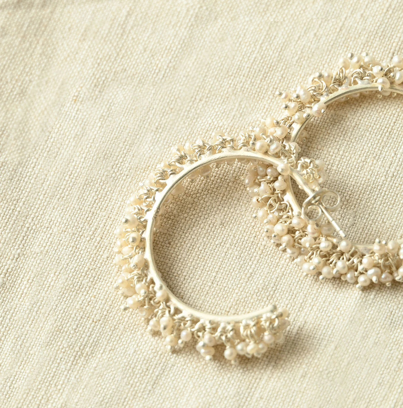 45R(フォーティファイブアール) |パトアシュ シードパール×シルバーリングのピアス