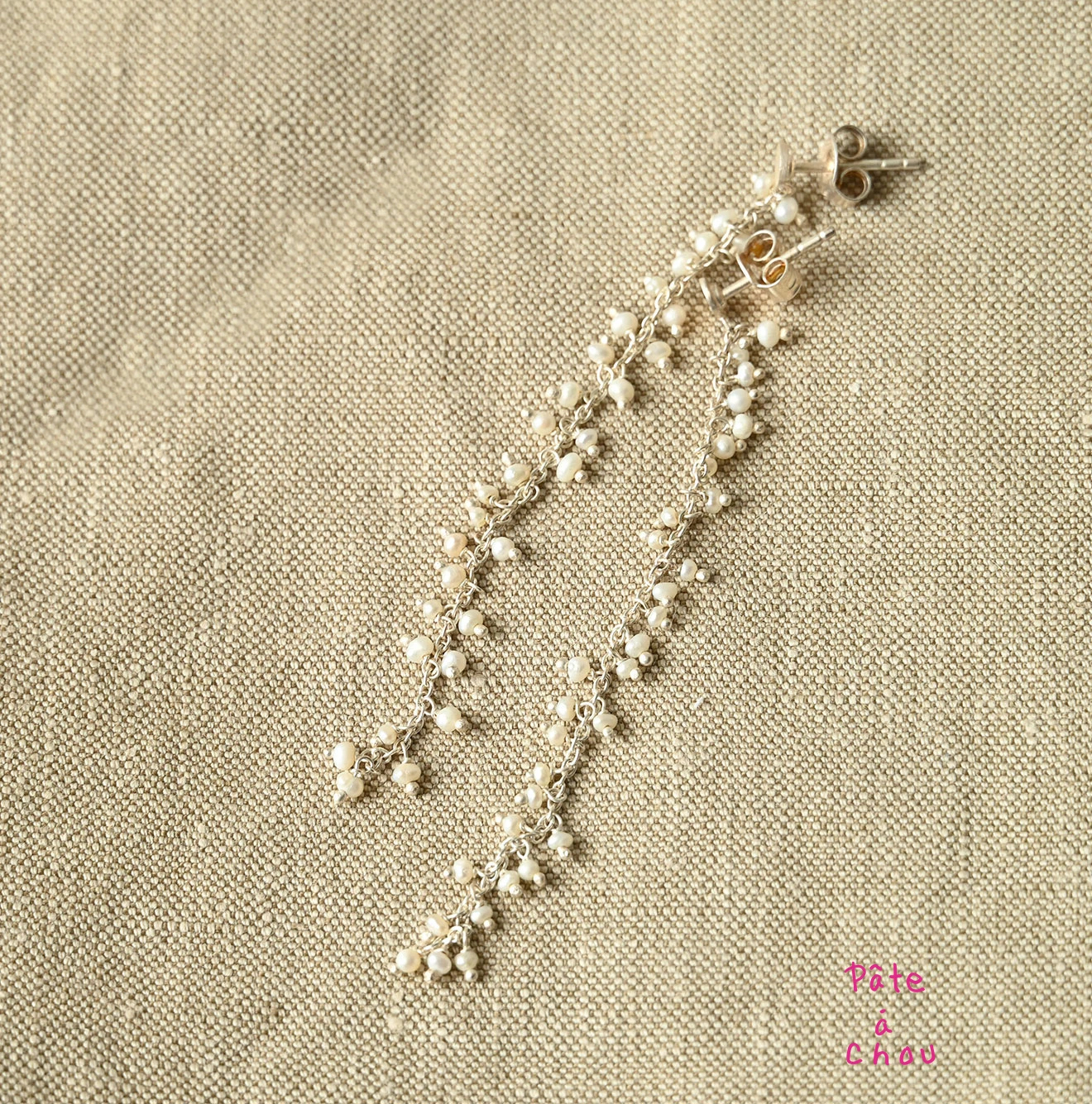 45R(フォーティファイブアール) |パトアシュ シードパール×シルバーシャワーのピアス