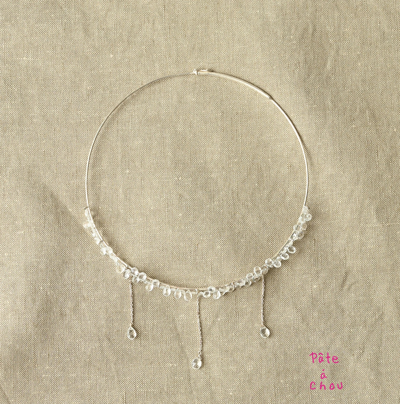45R(フォーティファイブアール) |パトアシュ ストーン×シルバーのチョーカー