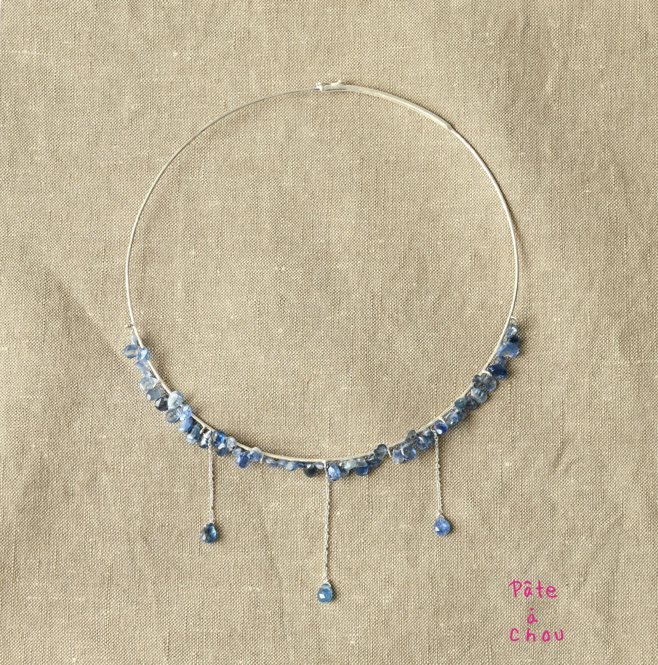 45R(フォーティファイブアール) |パトアシュ ストーン×シルバーのチョーカー