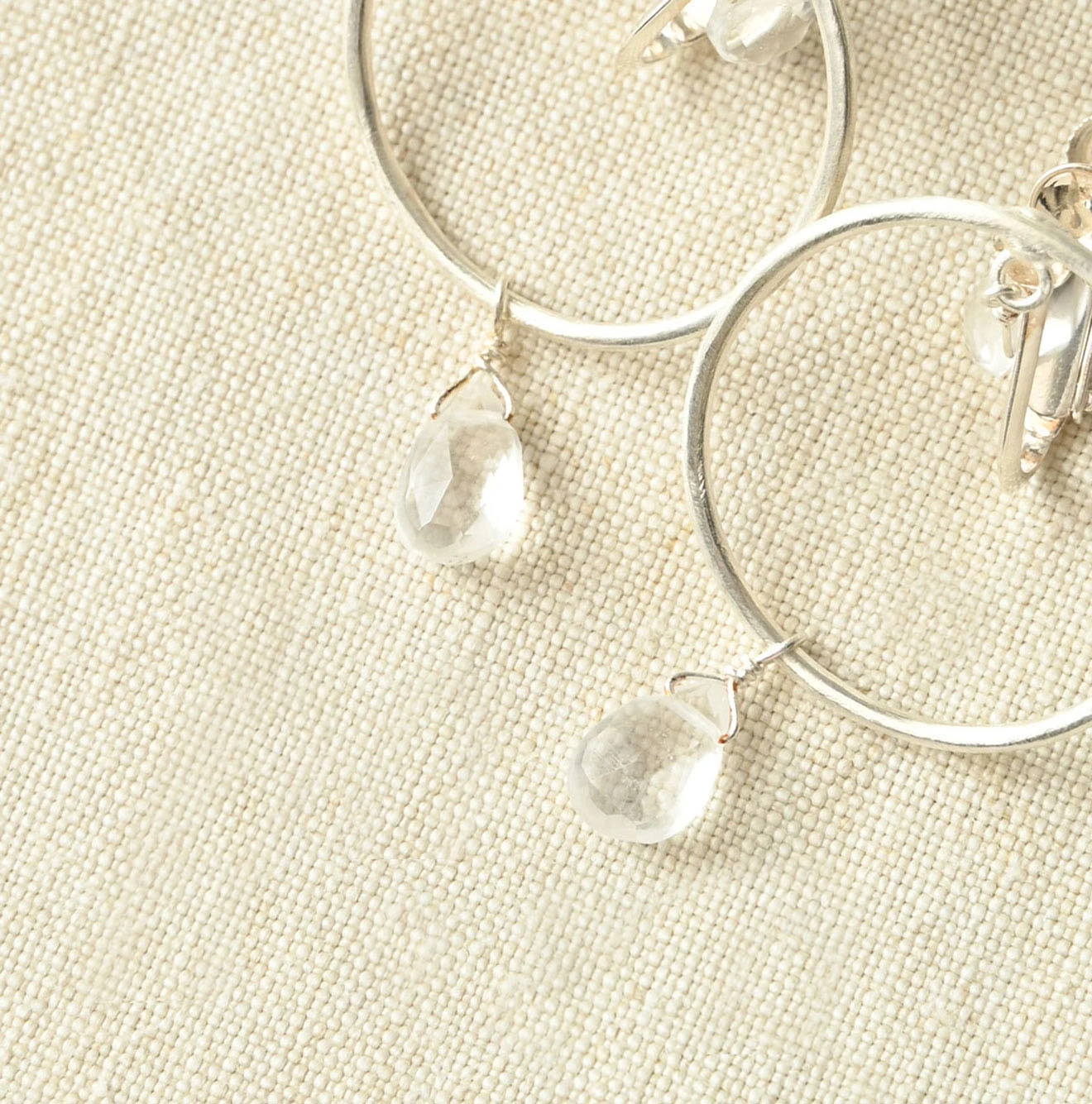 45R(フォーティファイブアール) |パトアシュ ストーン×シルバーリングのイヤリング