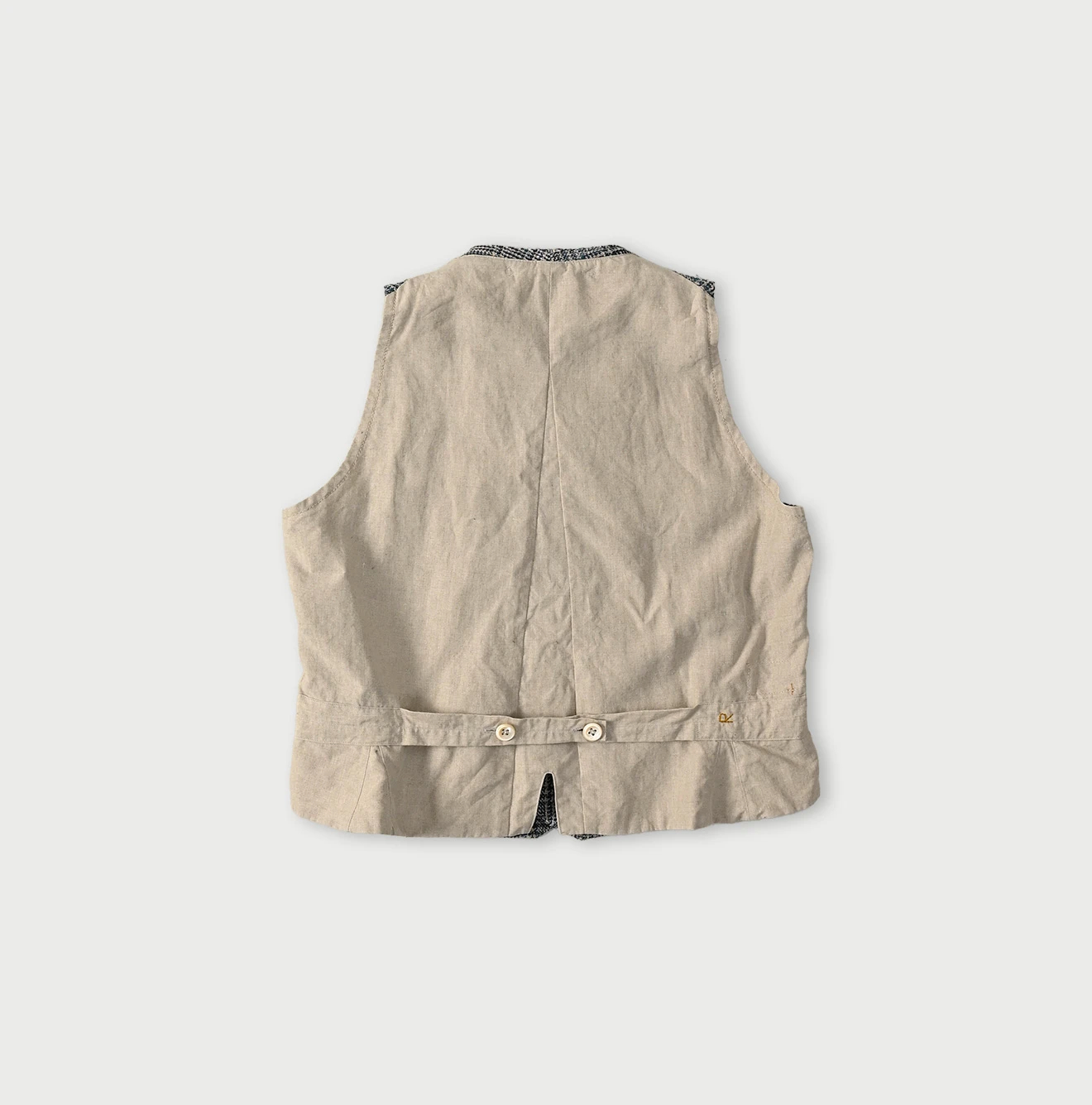 45R(フォーティファイブアール) |綿麻ツイードのダブルベスト