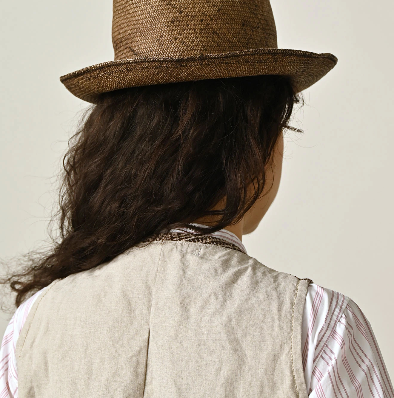 45R(フォーティファイブアール) |綿麻ツイードのダブルベスト