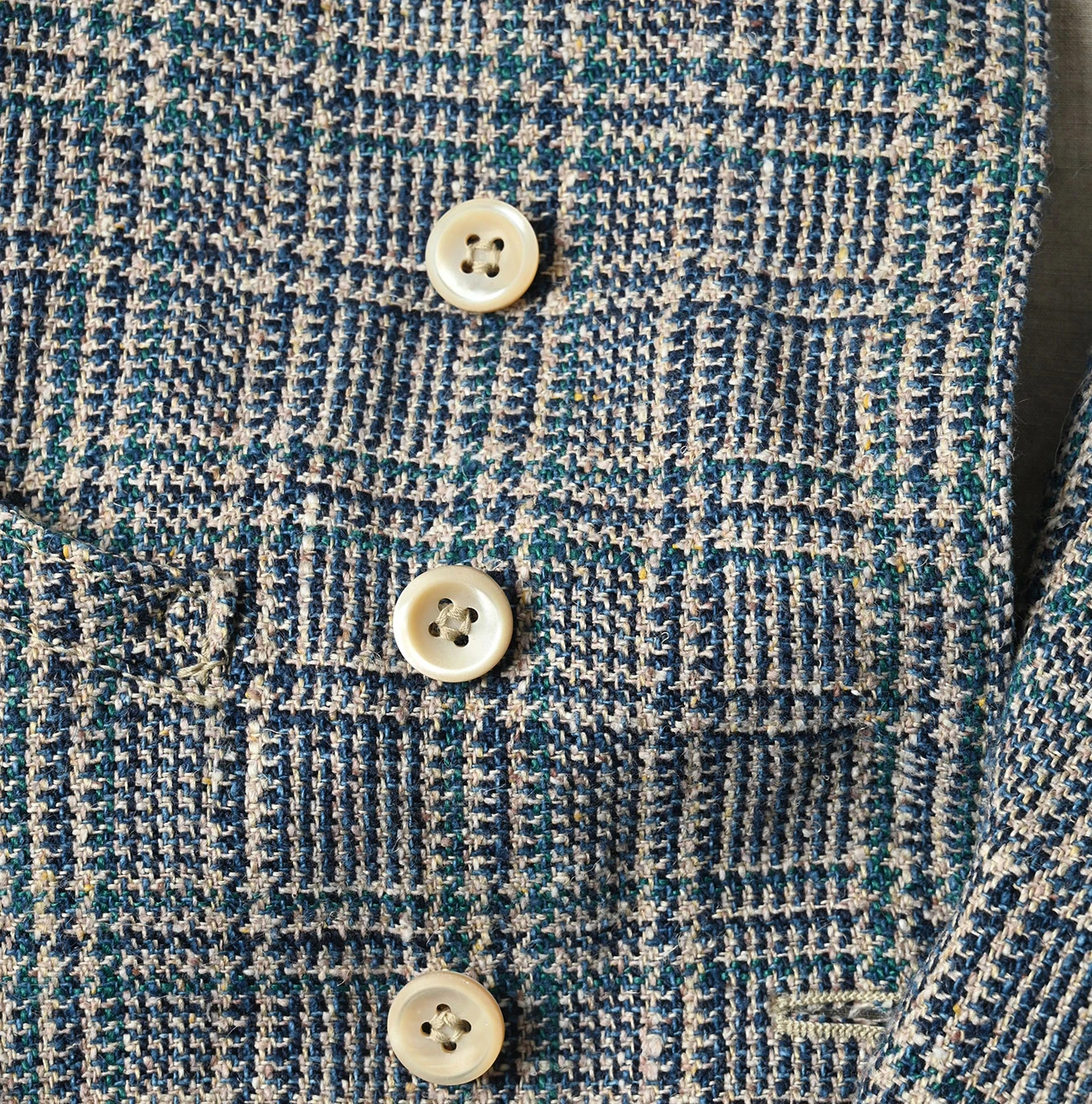 45R(フォーティファイブアール) |綿麻ツイードのダブルベスト