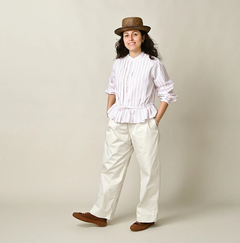 45R（フォーティファイブアール）| 三子のタックブラウス Blouse