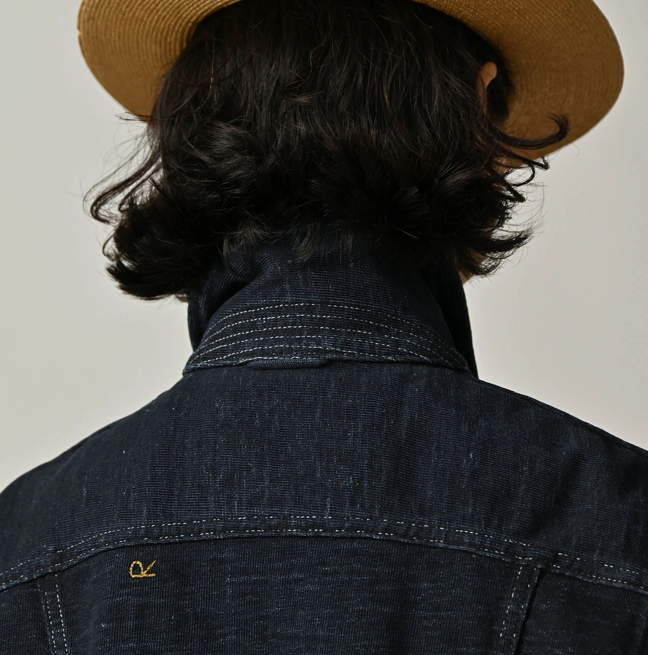 45R(フォーティファイブアール) |デニム天竺のGジャン（インディゴ）