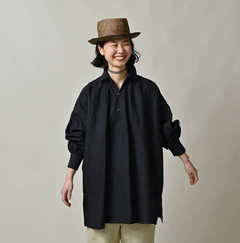 45R（フォーティファイブアール）| 60リネンのスモックシャツ