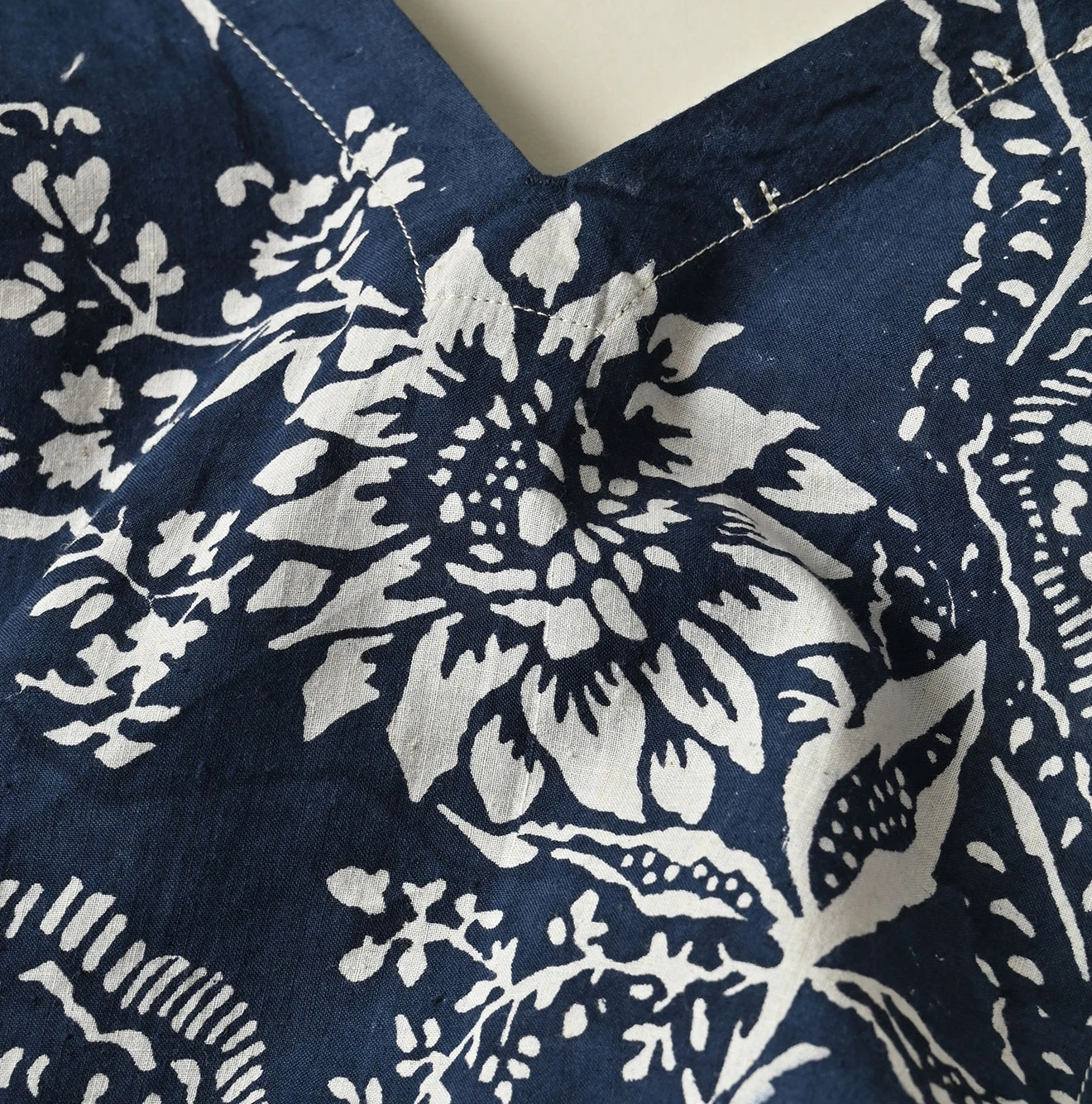 45R(フォーティファイブアール) |インドカディブロックプリントのパッチワークドレス